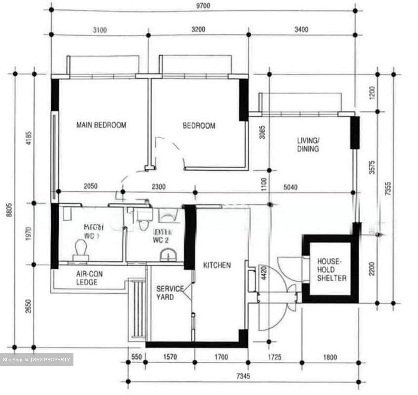 Blk 114B Alkaff Oasis (Toa Payoh), HDB 3 Rooms #589494941